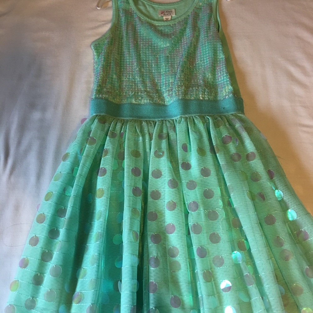 Girls sequined dress